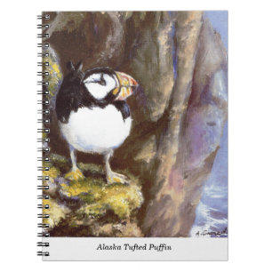 Caderno Espiral Alaska Tufted Puffin