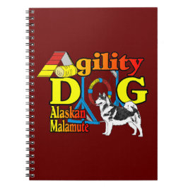 Caderno Espiral Alaskan Malamute Agilidade