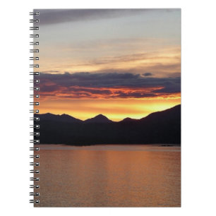 Caderno Espiral Alaskan Sunset I Beauful Alaska Photoics