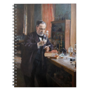 Caderno Espiral Albert Edelsense - Retrato de Louis Pasteur