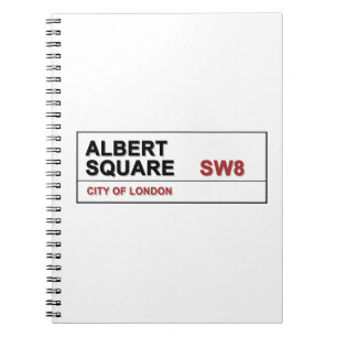 Caderno Espiral Albert Square London Inglaterra