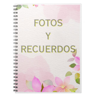 CADERNO ESPIRAL ALBUM DE FOTOS Y RECUERDOS