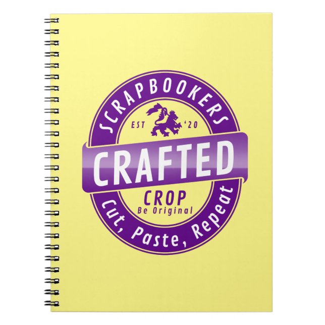 Caderno Espiral Álbum de Recortes Cropper (Frente)