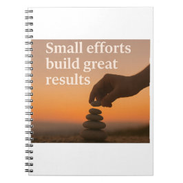 Caderno Espiral Alcançando Maior Um Passo de Cada Vez