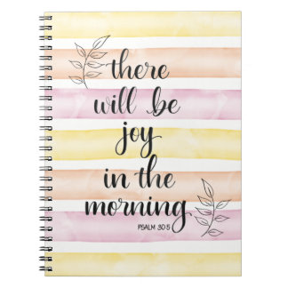 Caderno Espiral Alegria pela manhã
