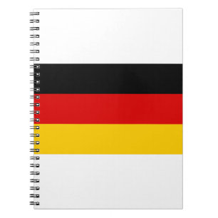 Caderno Espiral Alemanha - Bandeira da Alemanha