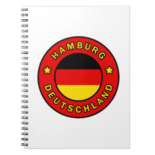 Caderno Espiral Alemanha de Hamburgo