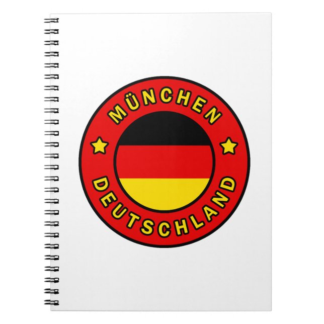 Caderno Espiral Alemanha München (Frente)