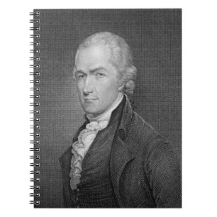 Caderno Espiral Alexander Hamilton (1757-1804) gravado por John
