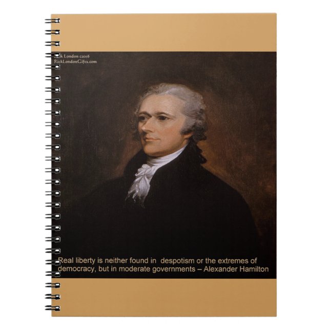 Caderno Espiral Alexander Hamilton Gifts (Frente)