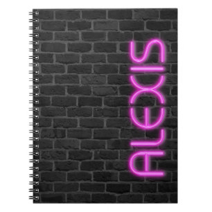 Caderno Espiral ALEXIS Nas Luzes De Neon