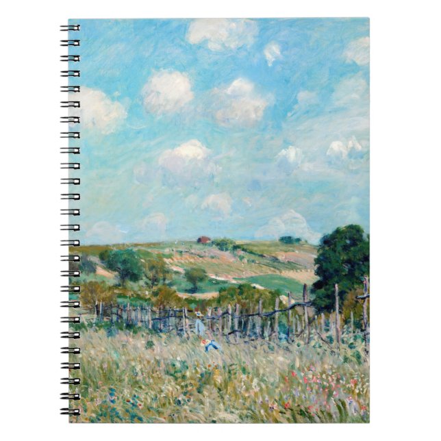 Caderno Espiral Alfred Sisley - O Prado (Frente)