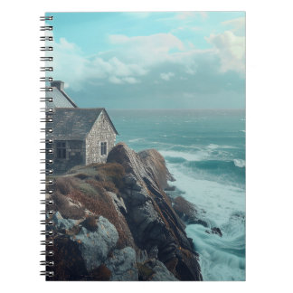 Caderno Espiral Algodão Medieval em um Cliff