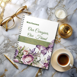 Caderno Espiral Algodão Roxo