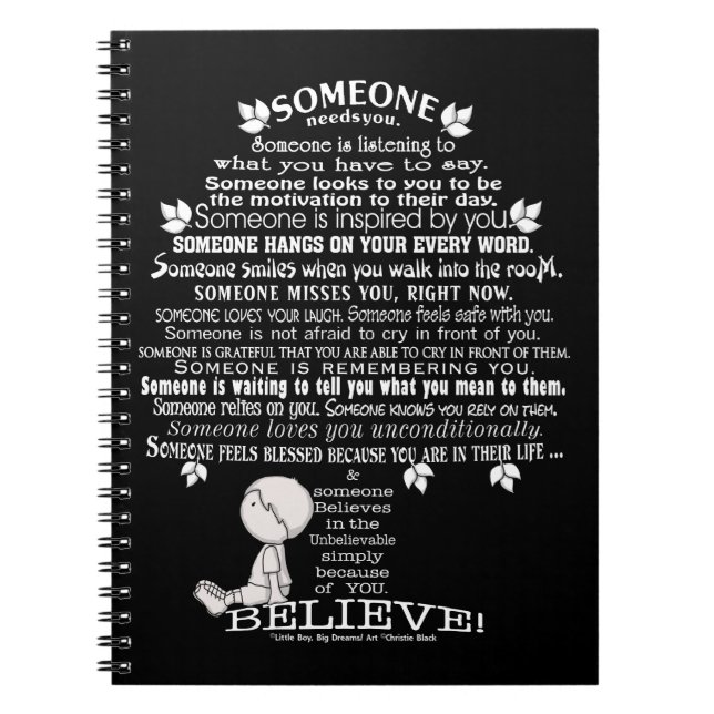 Caderno Espiral ALGUÉM Tree (Frente)