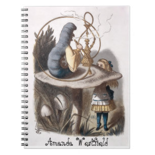 Caderno Espiral ALICE e Caterpillar - Aventuras em Wonderland