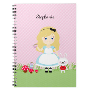 Caderno Espiral Alice e Sua Festa do Chá
