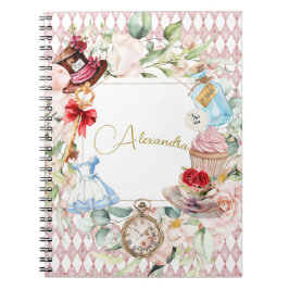 Caderno Espiral Alice No País Das Maravilhas