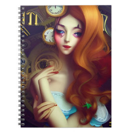 Caderno Espiral Alice Time Mantém a Movimentação do Bloco de Anota