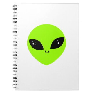 Caderno Espiral Alien 