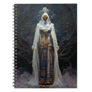 Caderno Espiral Alienígena Fae Fantasy Sci-Fi