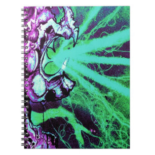 Caderno Espiral Alienígena Lizard