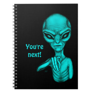Caderno Espiral Alienígena ruim, você é a próxima!