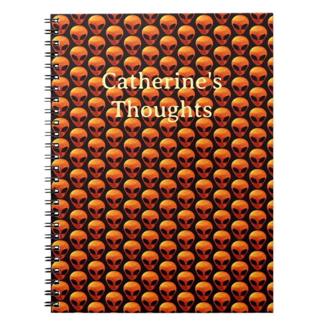 Caderno Espiral Alienígenas de Cobre (Frente)