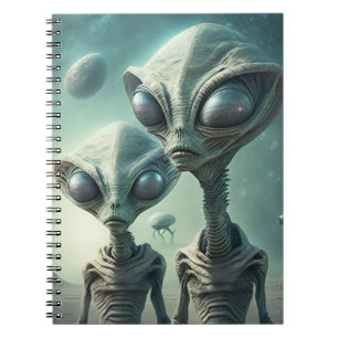 Caderno Espiral Aliens!