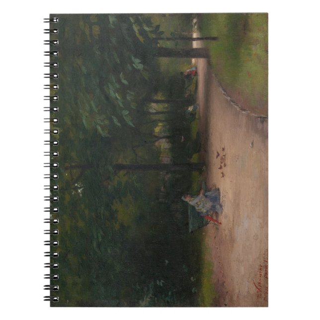 Caderno Espiral Alimentação de Aves no Parque (por Paul Peel) (Frente)