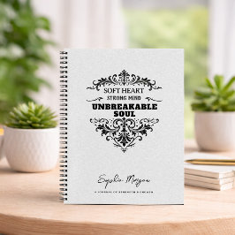 Caderno Espiral Alma Inquebrantável Personalizado