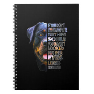 Caderno Espiral Alma Rottweiler Eu Adoro Cachorros Rotativos
