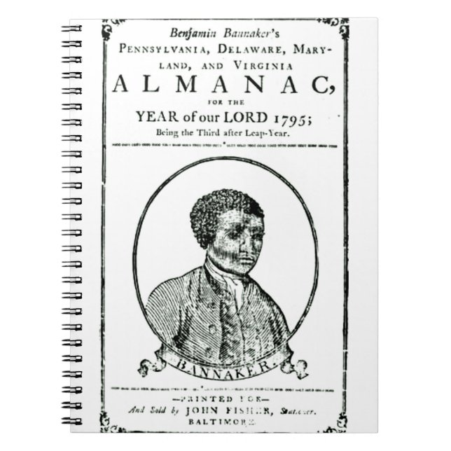 Caderno Espiral Almanaque de Benjamin Banneker (Frente)
