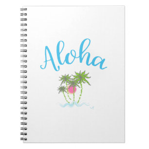Caderno Espiral Aloha Beaches Hawaiian Style Summer