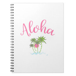 Caderno Espiral Aloha Beaches Hawaiian Style Summera