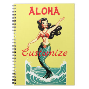 Caderno Espiral Aloha Sereia Thunder_Thunder_Cove