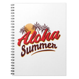 Caderno Espiral Aloha Verão