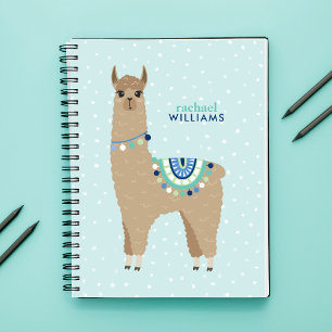 Caderno Espiral Alpaca Cute Personalizado