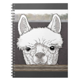 Caderno Espiral Alpaca Portrait