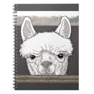 Caderno Espiral Alpaca Portrait