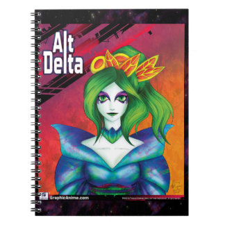 Caderno Espiral AltDelta: Bloco de Notas Verde Kabuki