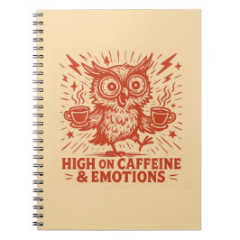 Caderno Espiral Alto em Cafeína & Emoções