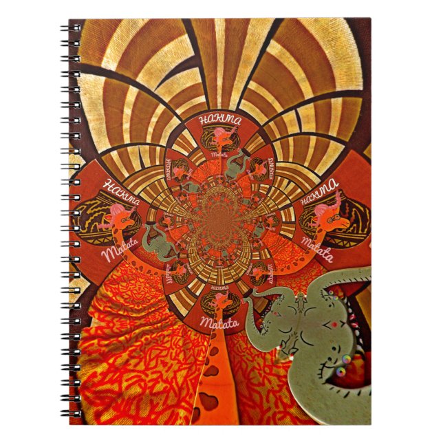 Caderno Espiral Alturas Impressionantes: Linda Girafa Africana Eng (Frente)