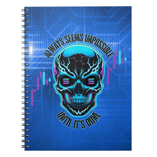 Caderno Espiral Always Seems | Solana | Motivation (Frente)