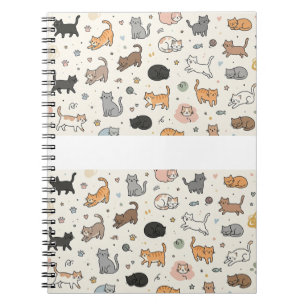 Caderno Espiral amantes de gatos