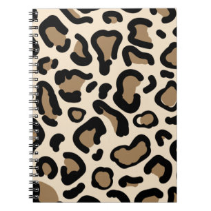 Caderno Espiral Amantes de os animais de padrão de cores Tiger