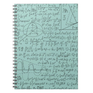 Caderno Espiral Amantes Matemáticos, Fórmula de Matemática, Geek d