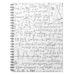 Caderno Espiral Amantes Matemáticos, Fórmula de Matemática, Geek d