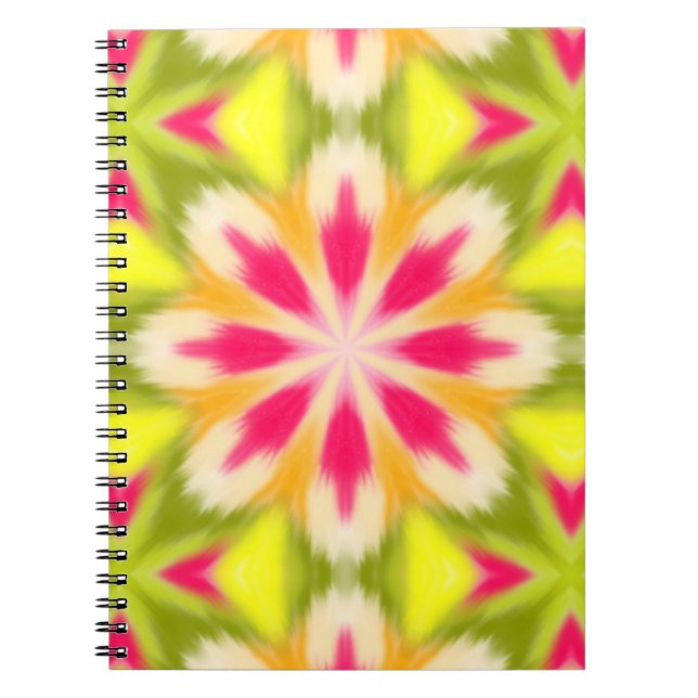 Caderno Espiral Amarelo e rosa (Frente)