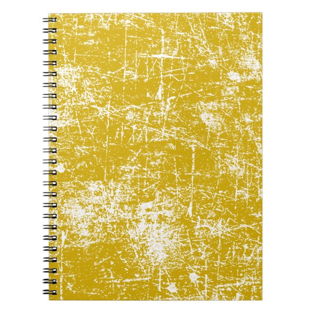 Caderno Espiral Amarelo em dificuldades (Frente)